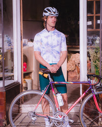 Pedla 車衣Floral Classic Jersey Diasy男款 白