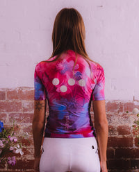 Pedla 車衣Floral Classic Jersey Cosmos Fade 女款 藍紅