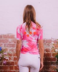 Pedla 車衣Floral Classic Jersey Cosmos Pink White 女款 粉白