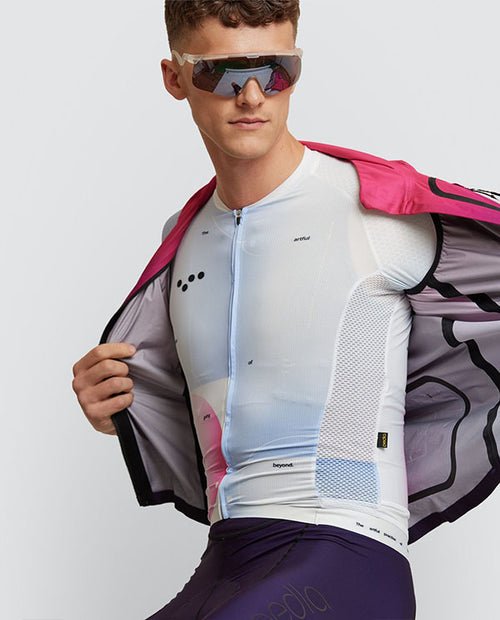 Pedla 防雨背心Pro Deflect Gilet-Flow State Hot Pink 男款 漸層紫紅