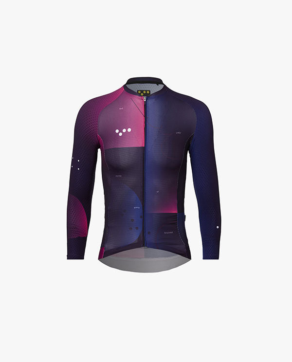 Pedla 薄長袖車衣Pro Pursuit LS Jersey Flow State Plum 男款 紫藍