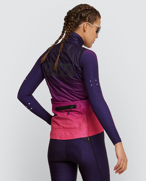 Pedla 防雨背心Pro Deflect Gilet-Flow State Plum 女款 漸層紫紅