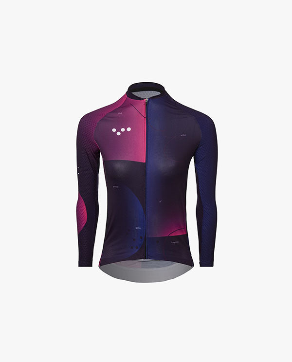Pedla 薄長袖車衣Pro Pursuit LS Jersey Flow State Plum 女款 紫藍