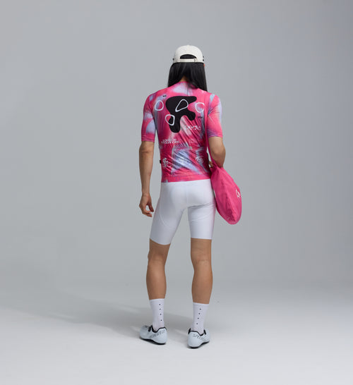 Pedla 車衣Frequencies Classic Jersey Fuchsia Noise 男款 紅
