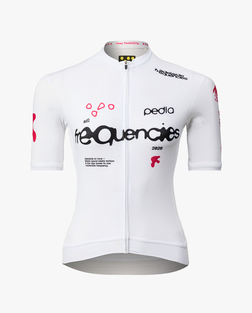 Pedla 車衣Frequencies Classic Jersey White Noise 女款 白
