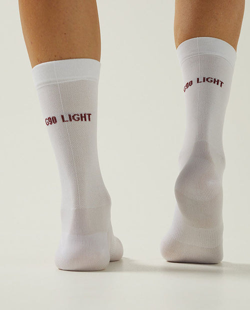 Givelo 車襪G-SOCKS Red/White 白底紅字