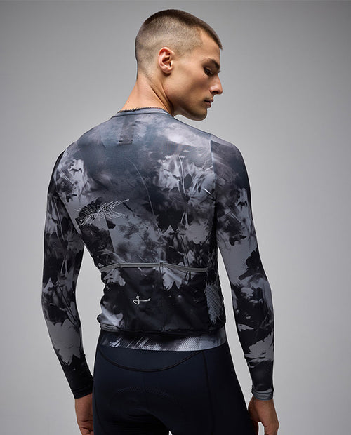 Givelo 車衣G90 LIGHT LS UNISEX BLOOM JERSEY BLACK 男女共版 黑