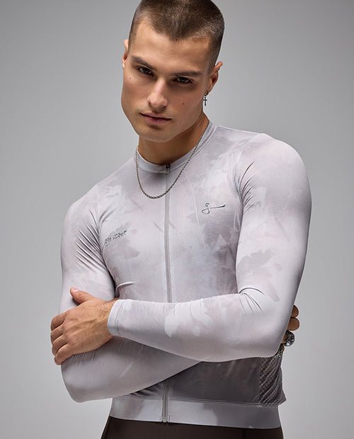 Givelo 車衣G90 LIGHT LS UNISEX BLOOM JERSEY CHALK 男女共版 卡其米