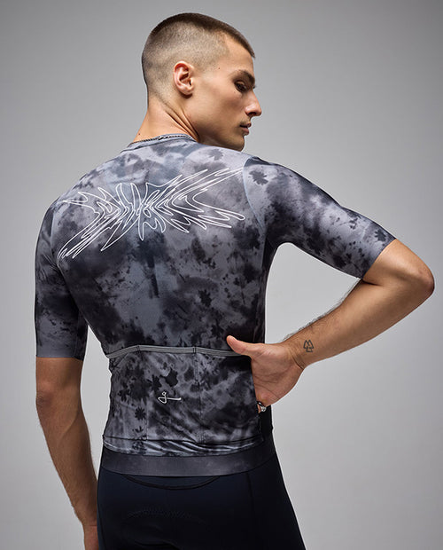 Givelo 車衣G90 LIGHT SS UNISEX BOTANIC JERSEY BLACK 男女共版 黑