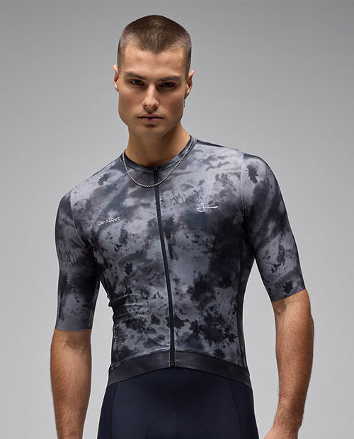 Givelo 車衣G90 LIGHT SS UNISEX BOTANIC JERSEY BLACK 男女共版 黑