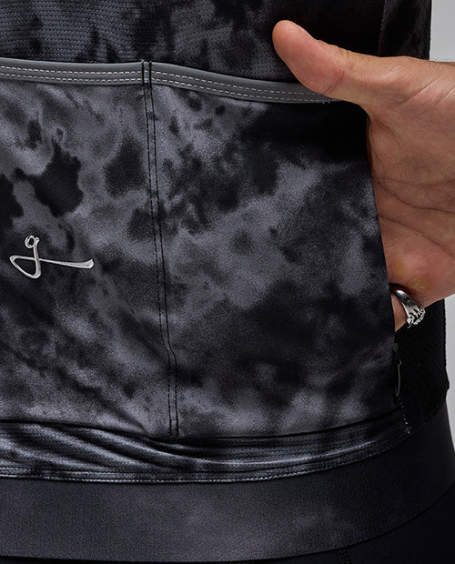 Givelo 車衣G90 LIGHT SS UNISEX BOTANIC JERSEY BLACK 男女共版 黑