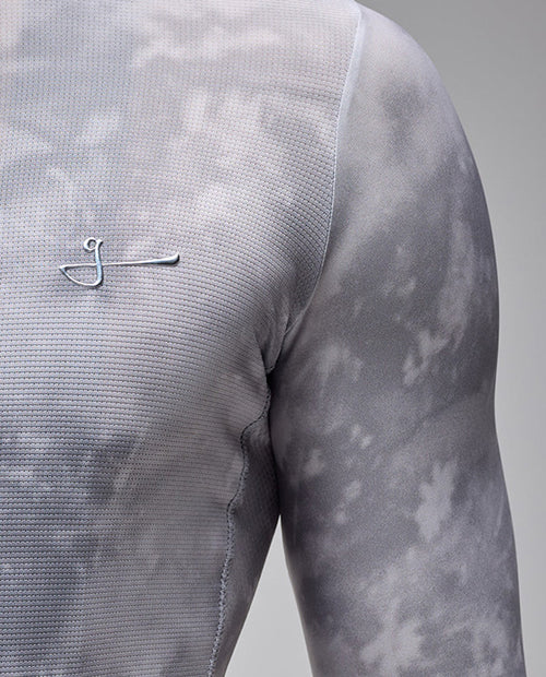 Givelo 車衣G90 LIGHT SS UNISEX BOTANIC JERSEY ICE 男女共版 白灰