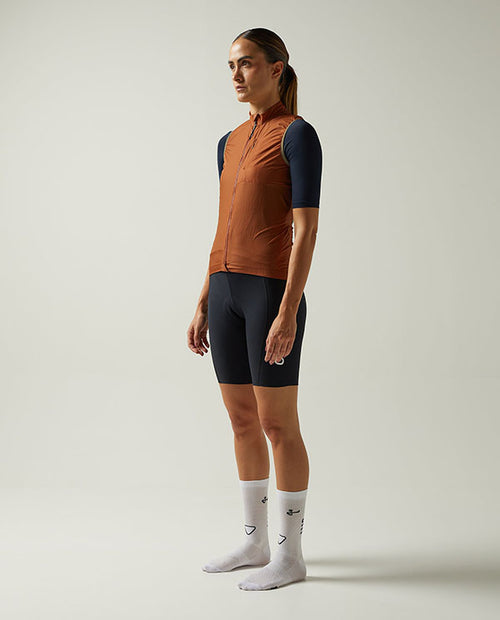 Givelo 防風背心 C.D.A. Gilet Sienna 磚瓦紅