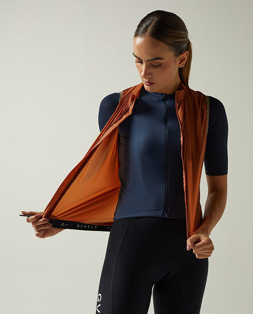 Givelo 防風背心 C.D.A. Gilet Sienna 磚瓦紅