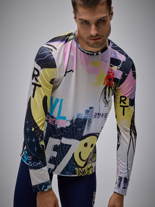 Givelo 機能Tee GVL RT LS TEE REBEL - 男女共版