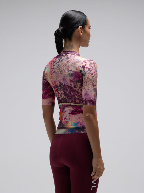 Givelo 車衣 C.D.A. SS Jersey Reactive 紅染 - 男女共版