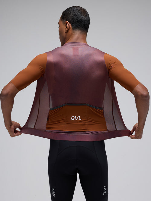 Givelo 車衣 Modern Classic Unisex Graphene Jersey Russet 男女共版 赤褐