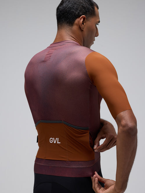 Givelo 車衣 Modern Classic Unisex Graphene Jersey Russet 男女共版 赤褐