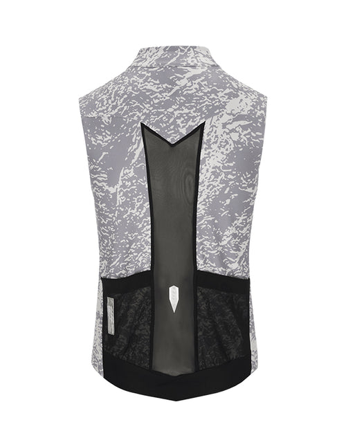 Q36.5 背心 Gregarius Hybrid Alpi Camo Vest Grisaille Blue 男款 灰藍