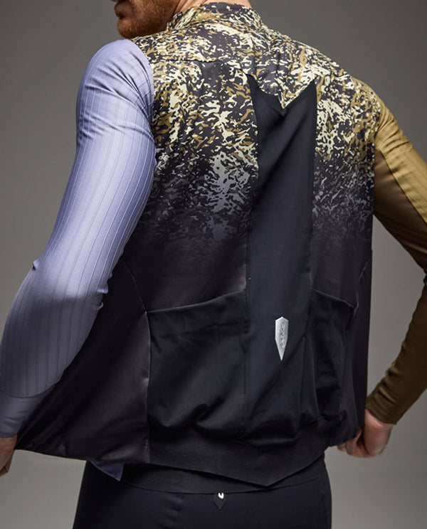 Q36.5 背心 Gregarius Hybrid Alpi Camo Vest Black 男款 黑