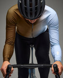 Q36.5 車衣 Gregarius Hybrid Big Fade Long Sleeve Jersey Drab Green 長袖 女款 灰綠