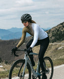 Q36.5 車衣 Gregarius Hybrid Big Fade Long Sleeve Jersey Drab Green 長袖 女款 灰綠