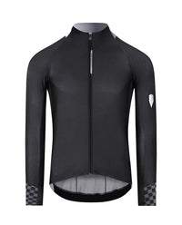Q36.5 車衣 Gregarius Hybrid Collar Fade Long Sleeve Jersey Black 長袖 男款 黑