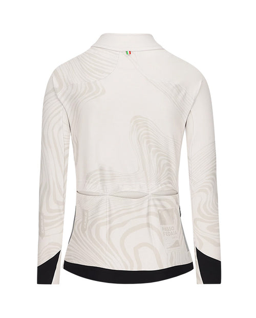 Q36.5 車衣Gregarius Hybrid Dolomites LS Jersey Sand Grey 長袖 女款 米