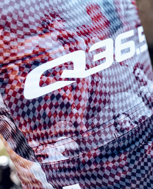 Q36.5 車衣Gregarius Hybrid Fresco Long Sleeve Jersey 女款 潑墨紅