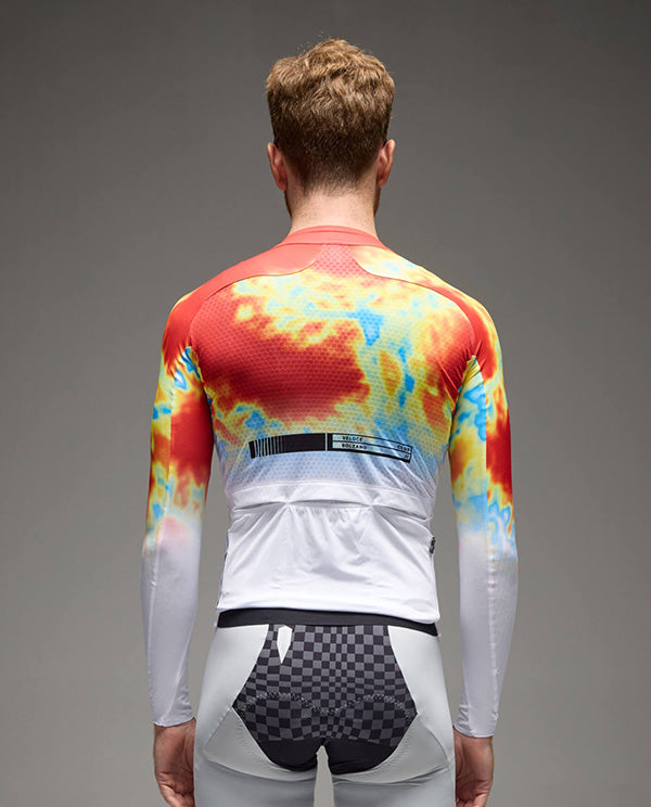 Q36.5 車衣Gregarius Hybrid Light Veloce Club LS Jersey White 男款 白