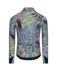 Q36.5 車衣Gregarius Hybrid Thermomap LS Jersey Thermo Green 長袖 男款 藍綠