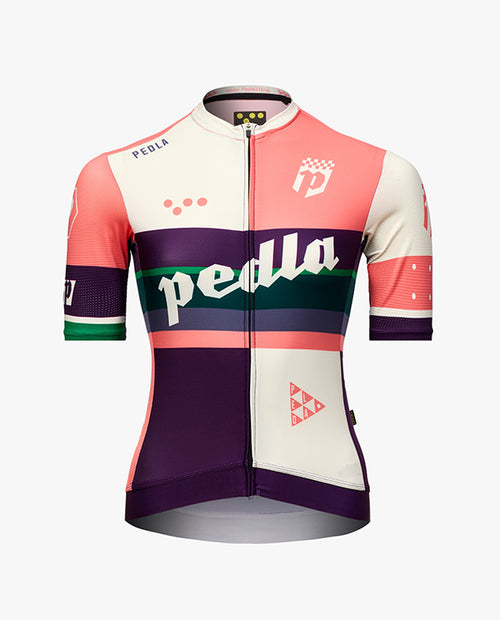 Pedla 車衣 Heritage Classic Jersey Multi 女款 粉白