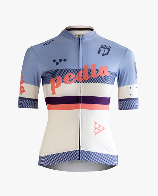 Pedla 車衣 Heritage Classic Jersey Galactic Lilac 女款 藍紫白