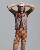 Pedla 防風背心 Heritage Classic LITE Gilet Checkers Grey 男款 橘灰格