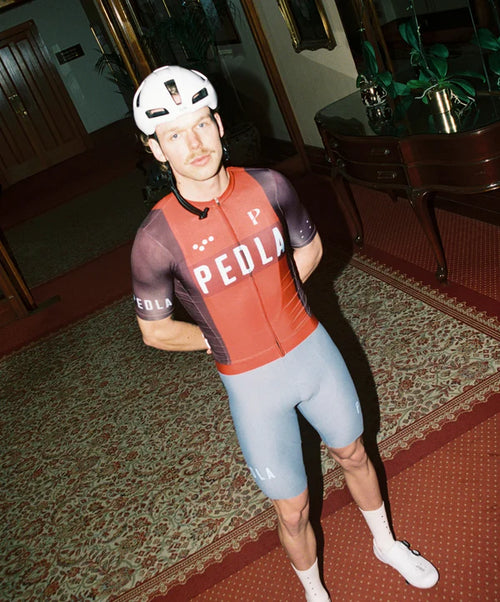 Pedla 車衣 Heritage Classic Jersey Traditinoal Fox Red 男款 赤狐紅