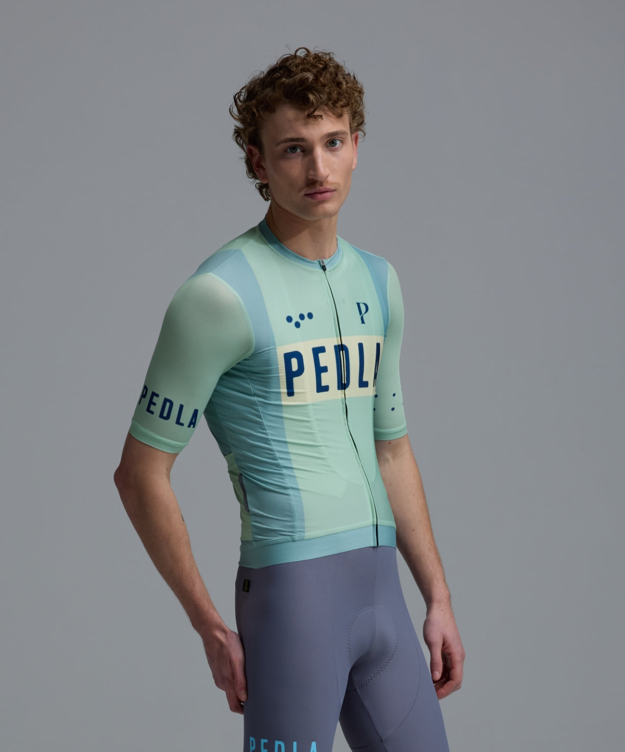 Pedla 車衣 Heritage Classic Jersey Vintage Mist 男款 復古薄荷綠