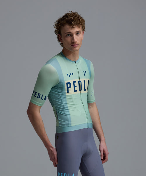 Pedla 車衣 Heritage Classic Jersey Vintage Mist 男款 復古薄荷綠