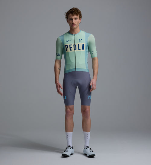 Pedla 車衣 Heritage Classic Jersey Vintage Mist 男款 復古薄荷綠