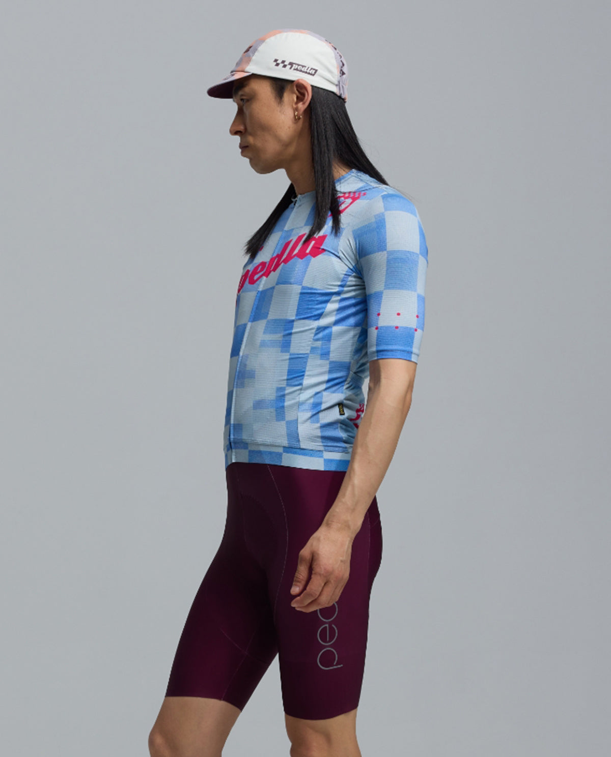 Pedla 車衣Heritage Training Jersey Checkers Blue 男款 藍白格