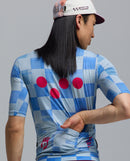 Pedla 車衣Heritage Training Jersey Checkers Blue 男款 藍白格