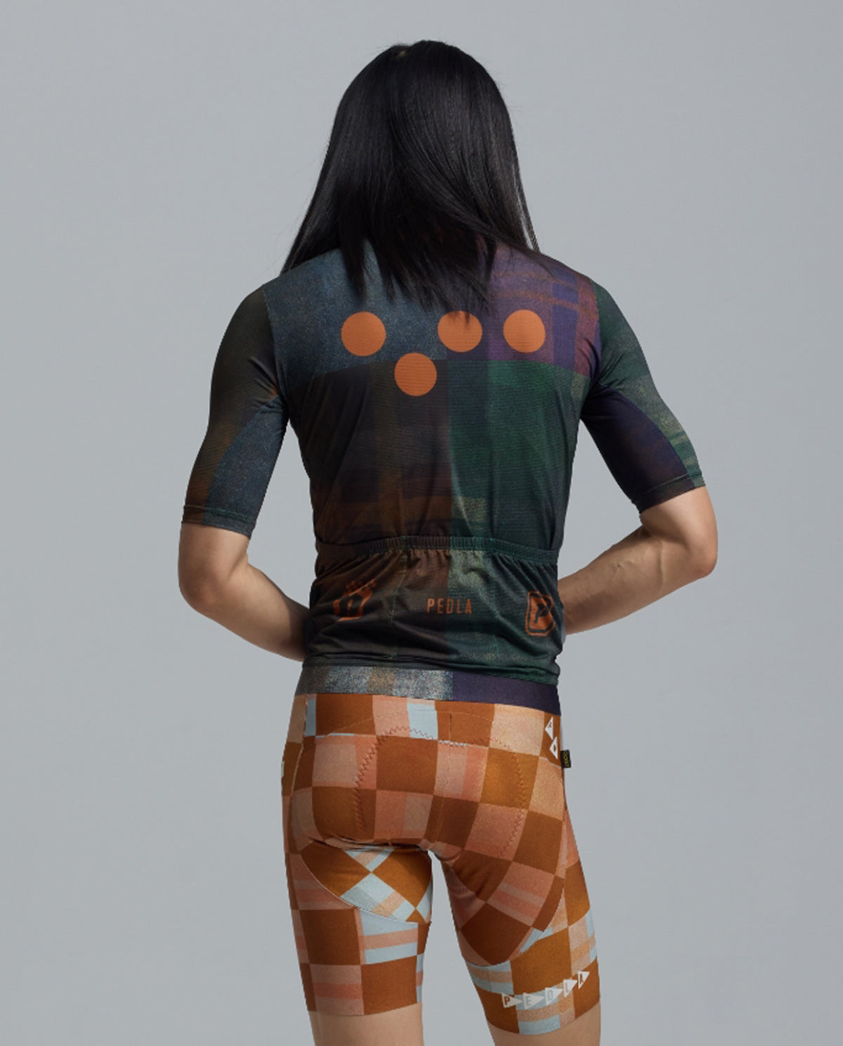 Pedla 車衣Heritage Training Jersey Tartan Multi 男款 綠棕格