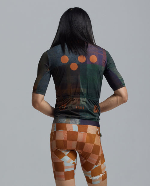 Pedla 車衣Heritage Training Jersey Tartan Multi 男款 綠棕格