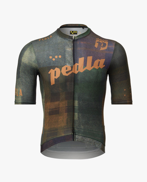 Pedla 車衣Heritage Training Jersey Tartan Multi 男款 綠棕格