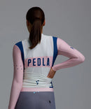 Pedla 薄長袖車衣 Heritage Classic LS Jersey Vintage White 女款 復古粉白