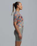 Pedla 車衣Heritage Training Jersey Checkers Grey 女款 橘灰格