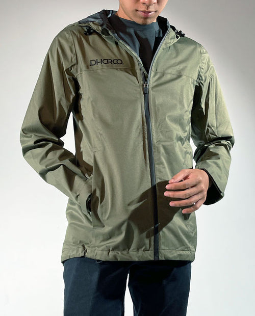 DHaRCO 防雨外套Rain Jacket Camo 男-綠