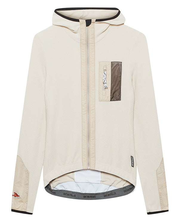 Café du Cycliste 車衣Audax Ingrid LS Jersey V2 PearlGrey 長袖 女款 米