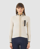 Café du Cycliste 車衣Audax Ingrid LS Jersey V2 PearlGrey 長袖 女款 米