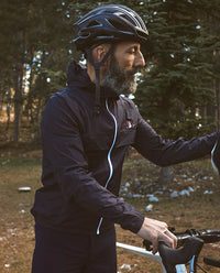 Café du Cycliste 防風外套 Irisia Windproof Jacket Navy 男款 深藍