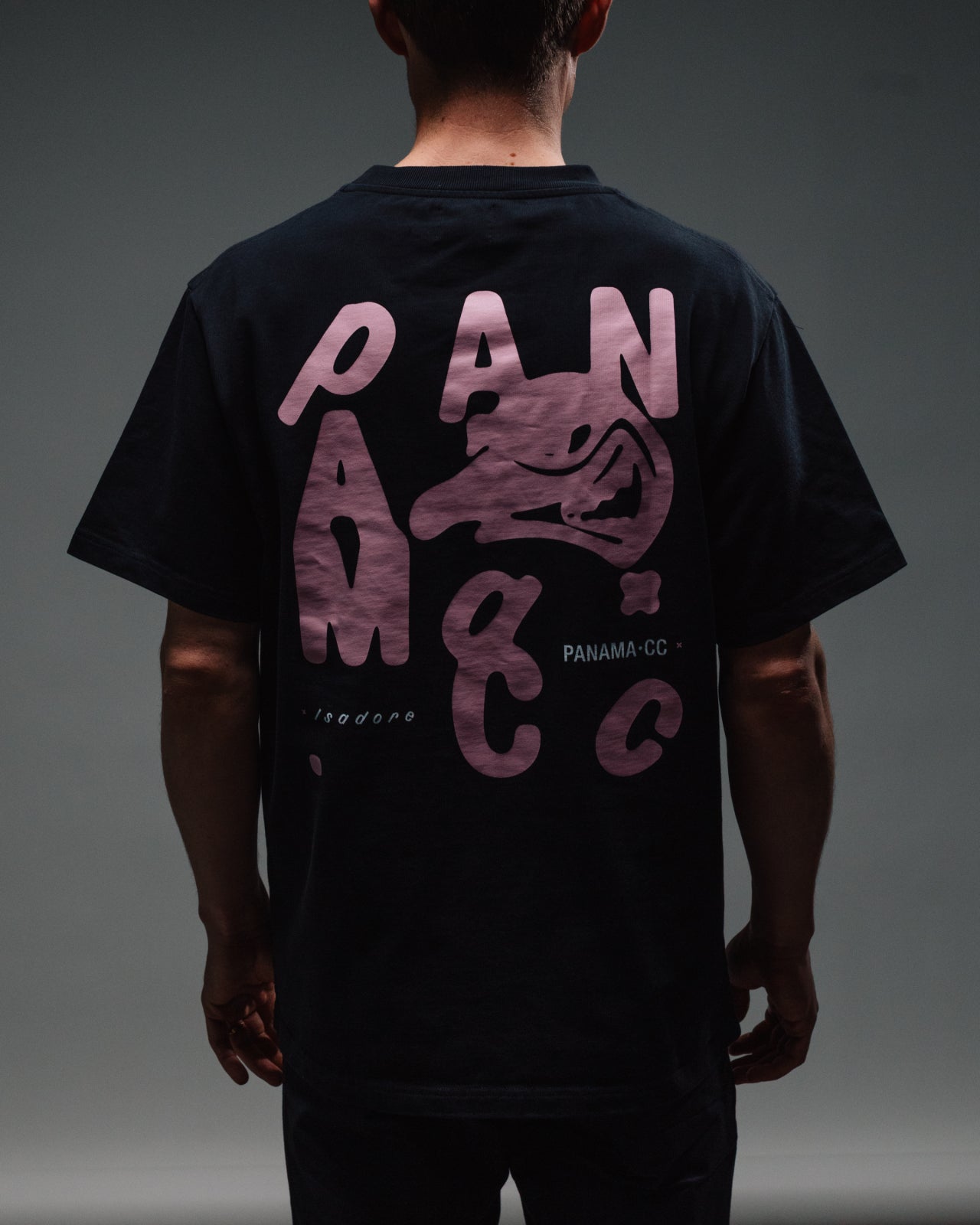 Isadore T恤 PANAMA x Isadore Heavy Cotton T-shirt 黑